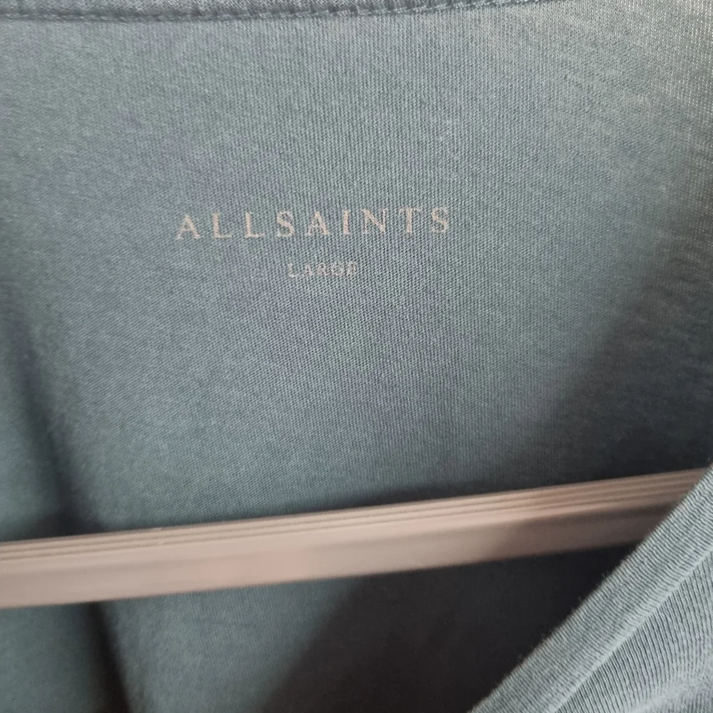 Allsaints green tonic ls crew long sleeve t shirt Size large - Picture 4 of 5